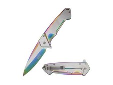 8.25" Heavy Duty Spring Assist Tactical Pocket Folding Hunting Knife w/Clip