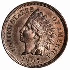 1907 INDIAN CENT ~ UNC UNCIRCULATED!