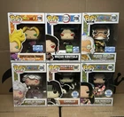 Funko Pop Lot of 6 - Anime , Animation - One Piece, Demon Slayer, DBZ, And HxH
