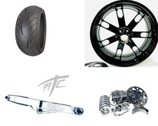 300 OSD SOLID BLACK "SLAM" KIT CHROME ARM 22-26 SUZUKI HAYABUSA