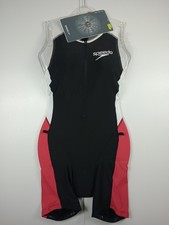 Speedo Tri Comp Suit - Size Medium M LZR Racer - Unisex Black Red - New