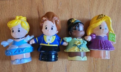 Fisher Price Little People Disney Princesses Tiana, Cinderella, Rapunzel,