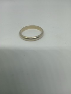 14k White Gold Size 11 Plain Wedding Band