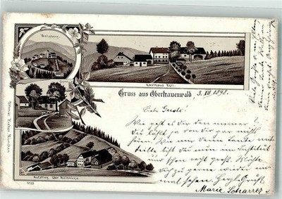 13516348 - 8392 Oberfrauenwald Wollaberg Reitmuehle Gasthaus Koff Lithographie