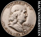 1952-D Silver Franklin Half Dollar-Scarce Better Date No Reserve #i2928