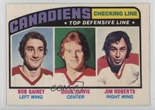 1976-77 O-Pee-Chee Bob Gainey Doug Jarvis Jim Roberts Jimmy #217 HOF 0u2j