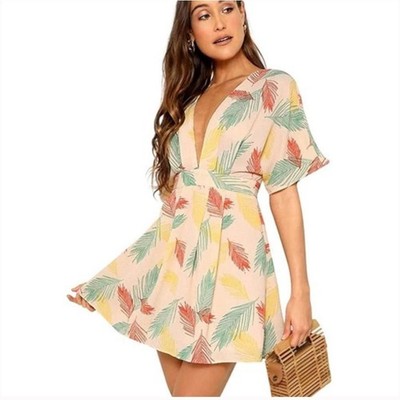 H&M Women's multi Dress EXTRA SMALL B14 