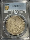 1884 S Morgan Silver Dollar PCGS XF-45