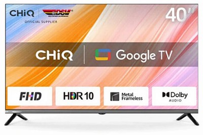 CHiQ LED SmartTV 40 Zoll FHD, Google TV, 2025 Smart TV  , WiFi, Bluetooth, Dolby