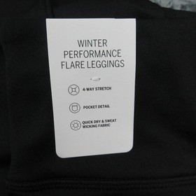 PINK Victoria's Secret Pants Womens Small Black Winter Performance 24x31 NWT