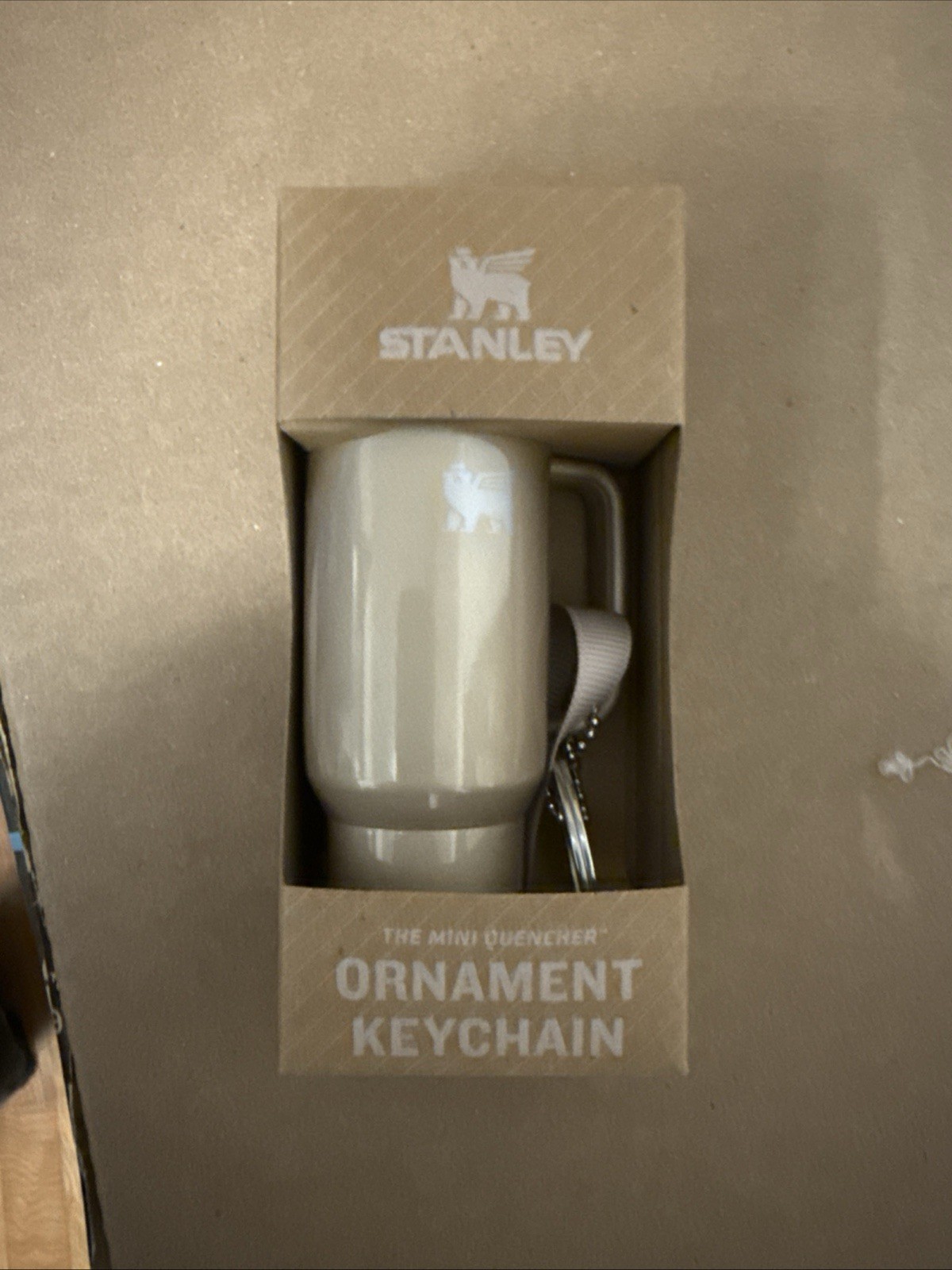 Mini Keychain Christmas Tree Ornament Champagne!