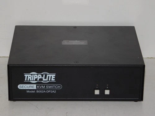 Tripp Lite B002A-DP2A2 2 Port Dual Monitor Secure KVM Switch Version 285.213 USA