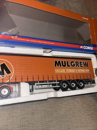 Corgi 1/50 Scania R Topline Curtainside Trailer by Mulgrew Haulage - Picture 4 of 5