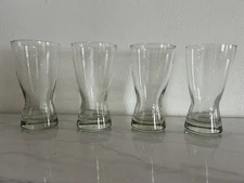 Set Of 4 Libbey Hourglass 12 Ounce Pilsner Beer Glass 2 Sets Available
