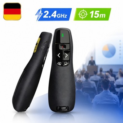 Presenter Mit Laserpointer Fernbedienung 15M Reichweite, Kabellose 2.4 Ghz