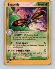Beautifly 2/109 Rare Ruby & Sapphire Pokemon Reverse Holo Near Mint on eBay