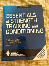 New Human Kinetics NSCA Essentials Strength Training & Conditioning 5th edition