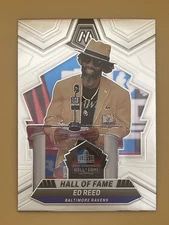 Ed Reed 2024 Panini Mosaic #293 Hall of Fame HOF Baltimore Ravens