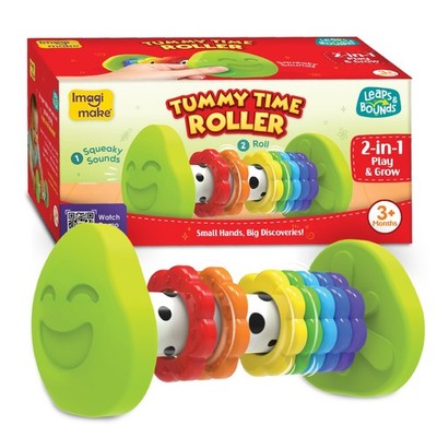 Imagimake Tummy Time Roller | Leaps & Bounds Baby Toys for 3+ Months | Early ...