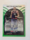 2025-26 NBA Hoops Nicolas Batum 1989 Signatures Auto Green Foil #89s-NB Clippers