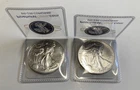 TWO 2021-W American Silver Eagles