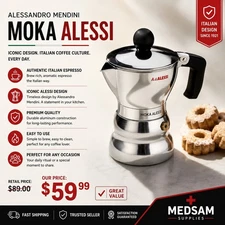 Moka Alessi Espresso Maker