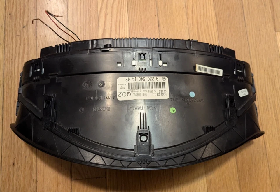 Mercedes W220 S500 2000-2006 130 k velocímetro odómetro cuadro de instrumentos medidor Foto 4 de 4