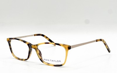 NEW ANN TAYLOR AT327 C02 BROWN TORTOISE AUTHENTIC EYEGLASSES 52-15