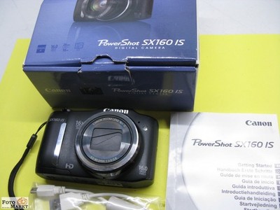 Canon Digitalkamera SX 160 IS Objektiv 16x Zoom - Image Stabilizer lens - Top