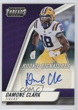 2022 Chronicles Draft Picks Threads Rookie Signatures Damone Clark Auto qw7