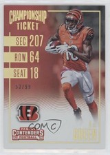 2016 Panini Contenders Championship Ticket 53/99 AJ Green #82 0xy0