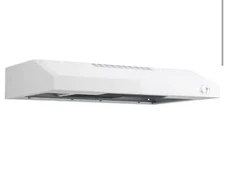 GE 30” Over the Range Convertible Range Hood in White