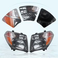 For 2008 2009 2010 2011 2012 Pathfinder Headlights Headlamps Chrome Left+Right