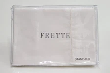Frette Luxury Percale Standard Cases Pair Ivory