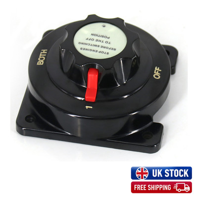 1PC Marine Dual Battery Switch Boat Isolator Selector RV/Caravan/Yacht ...