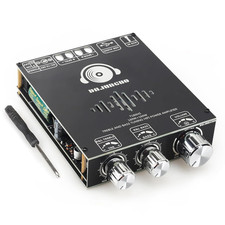 160W 160W Amplifier Board with Treble and Bass Control, DC 12-36V, BT and AUX I