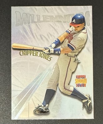 Chipper Jones 1997 Stadium Club Millennium Members Only /750 - Atlanta Braves 
