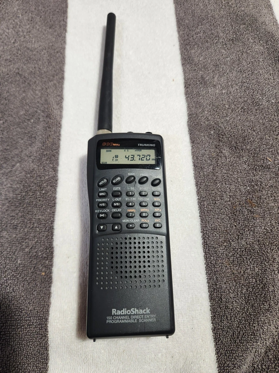 RADIO SHACK PRO-64 400 Ch Direct Entry AM/FM Programmable Scanner No Battery EUR 12,37 - PicClick DE