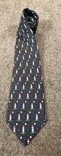 Vineyard Vines Tie Mens Lighthouse Nautical Silk Made USA Martha s Vineyard