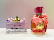 Lot Salvatore Ferragamo Signorina Ribelle Jean Mark Paris Eau De Parfum 3.4 Oz