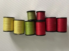 Anchor Coats & Clark Stranded Cotton Embroidery Floss Thread Spools, Lot Of 8