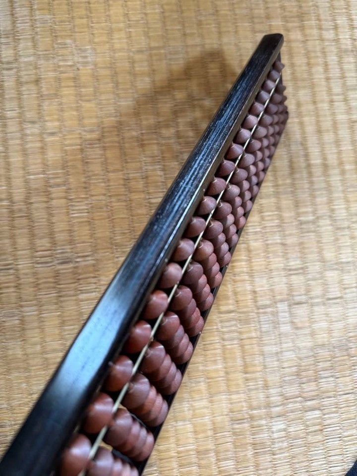 Japanese Wooden Soroban Abacus With 27 Digits Period Item Home Stored ...