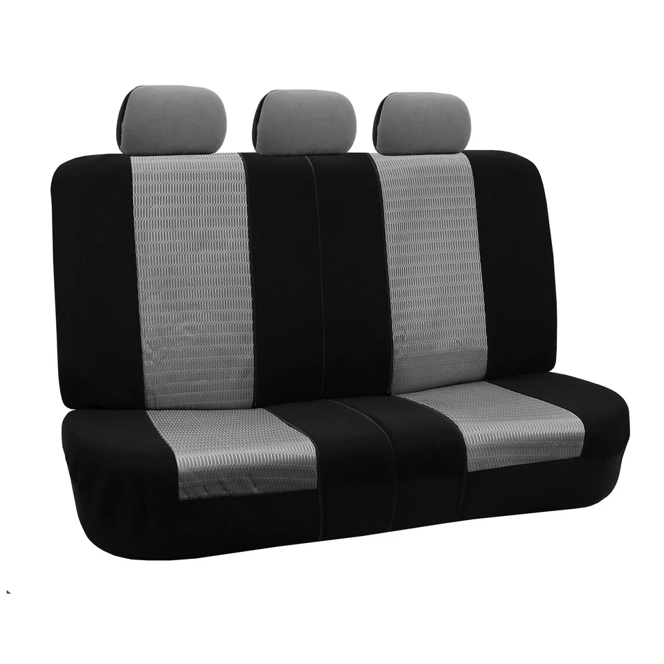 FH Group Universal Fit 8 Seater Cloth Car Seat Covers for SUV Van Truck - 3 Row - Image 4 of 4