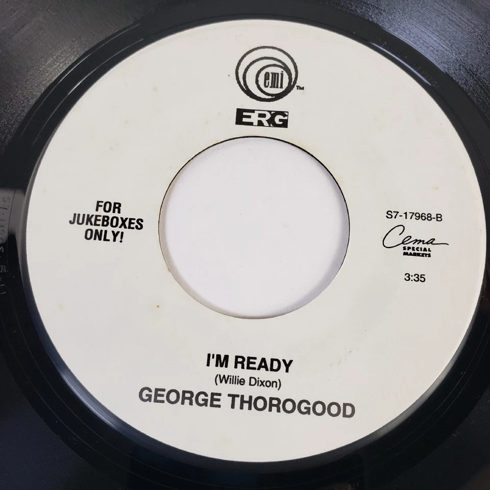 George Thorogood "Killer's Bluze" 45 Vg+ Tested Jukebox  - Image 4 of 4