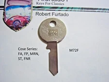 Master Key Blank - most Union Style British Leyland, Rootes Group 1933-57 (M72F)