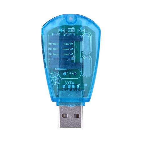 USB SIM Card Reader Adapter Cellphone Micro GSM CDMA Mobile Phone SMS Backup - Picture 3 of 12
