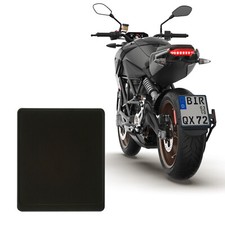 ALU Verstärker Kennzeichenverstärker Kennzeichenhalter Motorrad 180X200 SCHWARZ