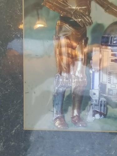 STAR WARS Chromart C-3PO AND R2-D2 on ice planet hoth collectors edition 1994 - Picture 5 of 10