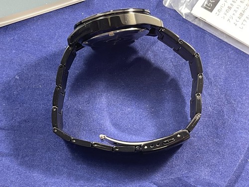 Seiko X Nano Universe Chronograph Watch SZSJ119 670-5137038 Black Stainless - Picture 8 of 13