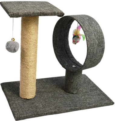 Katzenkratzbaum für Indoor Kätzchen Baum Kletterstange Spielgerüst Turm Spielzeug